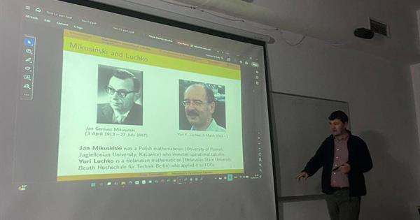 seminar entitled “Mikusinski