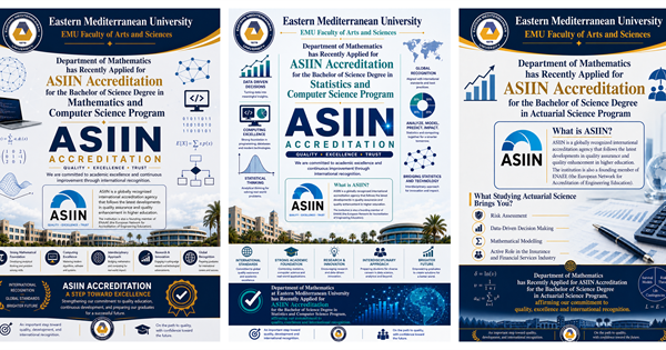 International Step from EMU Department of Mathematics: ASIIN Accreditation